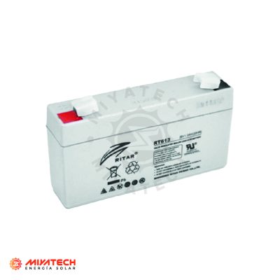 Batería Ritar AGM RT613 6V 1.3Ah