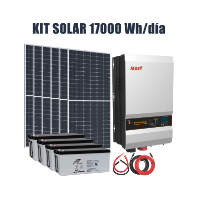 Kit solar 17000 Wh/Día