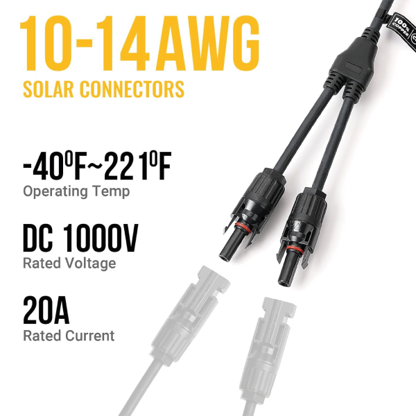 CONECTOR MC4 TIPO Y DOBLE CONECTOR MC4 TIPO Y TRIPLE CONECTOR MC4 CONECTOR Y MC4 CONECTOR Y