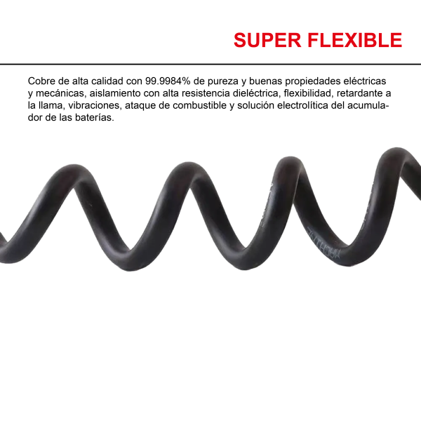 Cable de conexión de batería Cable de batería 2awg 4awg 35mm2 25mm2