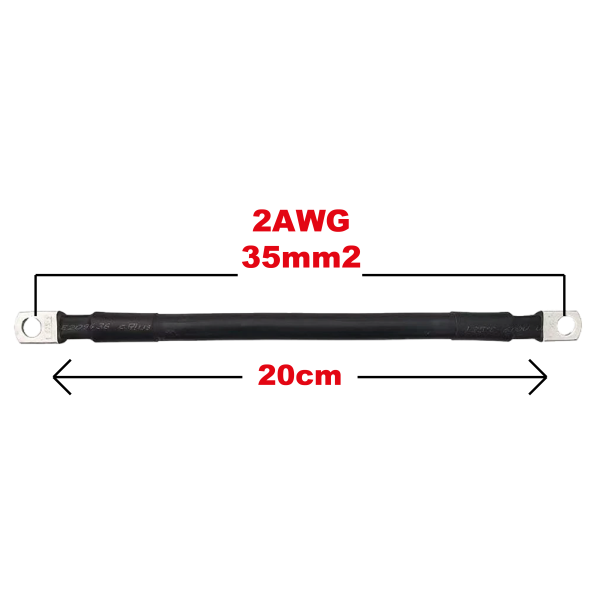 Puente de batería 2awg Puente de bateria 2awg Puente de bateria negro Puente de batería negro